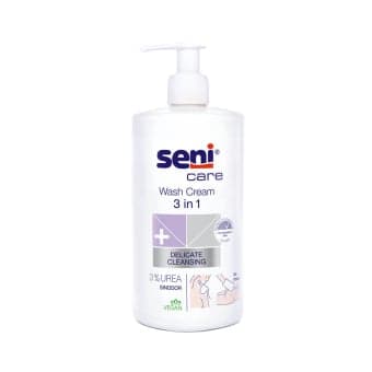 SENI CARE valomasis kremas su šlapalu 3IN1, 500 ml