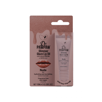 Dr.PAWPAW lūpų aliejus GLIMMER GLAZE NUDE, 10 ml