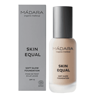 MADARA makiažo pagrindas SKIN EQUAL, SPF 15, ROSE IVORY, Nr. 30, 30 ml