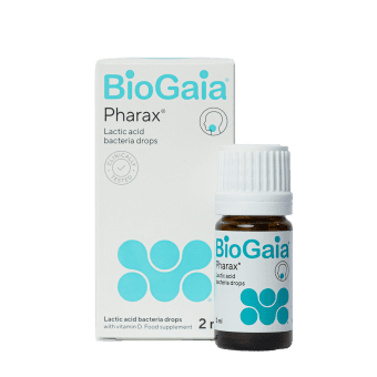 BioGaia Pharax® lašai gerklės ir burnos gerovei, 5 ml