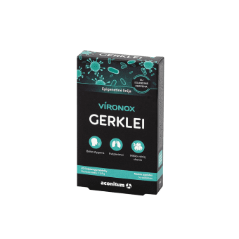 VIRONOX GERKLEI, 20 čiulpiamųjų tablečių