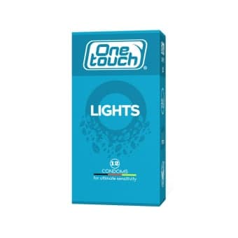 ONE TOUCH prezervatyvai LIGHTS, 12 vnt.