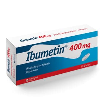 IBUMETIN, 400 mg, plėvele dengtos tabletės, N10