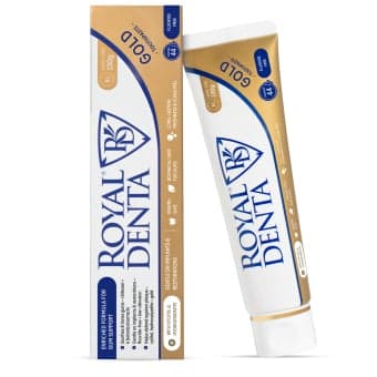 ROYAL DENTA dantų pasta su auksu dantenų stiprinimui GOLD, 130 g
