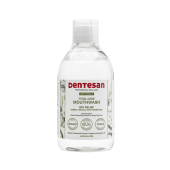 DENTESAN burnos skalavimo skystis su probiotikais BIO RELIEF, 500 ml