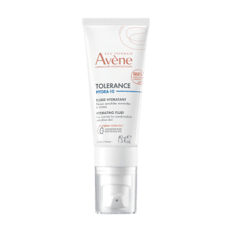 EAU THERMALE AVÈNE drėkinamasis veido fluidas TOLERANCE HYDRA-10, 40 ml