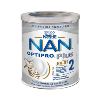 Pieno mišinys NAN OPTIPRO Plus 2, kūdikiams nuo 6 mėn., 800 g, 800 g+specialus dozavimo šaukštelis