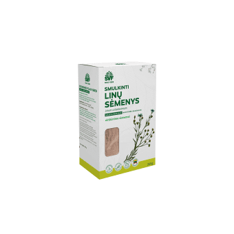 ŠVENČIONIŲ VAISTAŽOLĖS,  MALTI LINŲ SĖMENYS virškinimui, 250 g