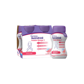 Nutridrink Protein Omega 3, gaivių uogų skonio, 4X125ml, 4 vnt.