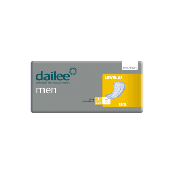 DAILEE MEN PREMIUM LEVEL 2, įklotai vyrams, 15 vnt.