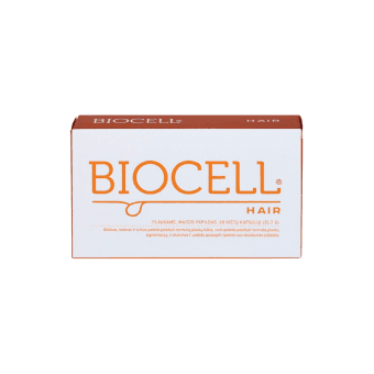 BIOCELL HAIR maisto papildas plaukams, 60 kapsulių