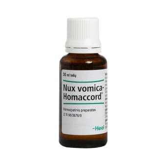 Nux vomica-Homaccord, 30 ml ir aplikatorius su lašintuvu, geriamieji lašai, tirpalas, N1