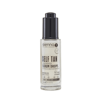 SIENNA-X įdegio lašeliai veidui ir dekoltė, 30 ml