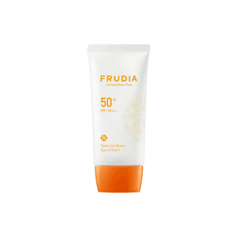 FRUDIA apsauginis kremas nuo saulės ir koreguojamasis makiažo pagrindas TONE UP BASE, SPF 50+/PA++, 50 g