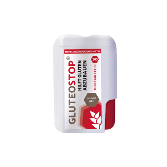 GLUTEOSTOP, glitimo skaidymui, 90 tablečių