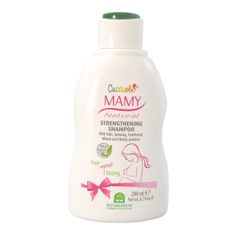 NATURA HOUSE stiprinamasis šampūnas besilaukiančioms ir maitinančioms mamoms CUCCIOLO, 200 ml