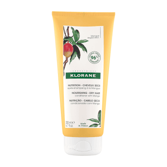KLORANE kondicionierius su mango sviestu sausiems plaukams, 200 ml
