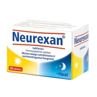 NEUREXAN, 0,6mg+0,6mg+0,6mg+0,6mg, Tabletės, N50