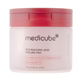 MEDICUBE RED SUCCINIC AND PEELING veido padeliai, 155 g