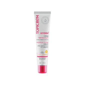 TOPICREM veido kremas su spalva HYDRA+, SPF 50, Light spalva, 40 ml