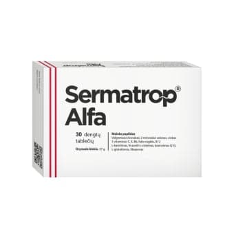 SERMATROP ALFA, 30 tablečių