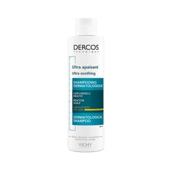 VICHY šampūnas sausiems plaukams ir jautriai galvos odai, DERCOS, 200 ml