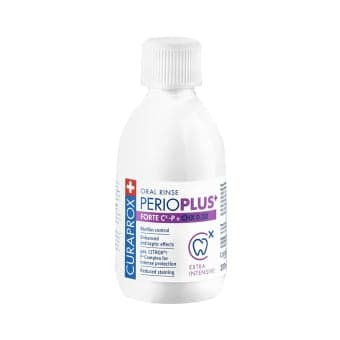 CURAPROX burnos skalavimo skystis su 0,20 % chlorheksidino PERIO PLUS + FORTE, 200 ml