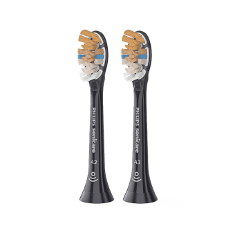 PHILIPS SONICARE dantų šepetėlio galvutės  All-IN-ONE, juodos spalvos, 2 vnt.
