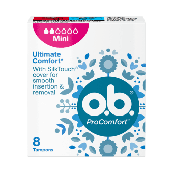 O.B. tamponai PRO COMFORT MINI, 8 vnt.