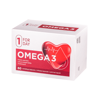 FORDAY OMEGA 3, 60 minkštų kapsulių