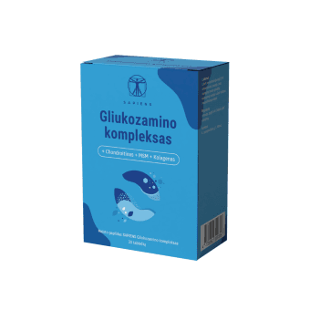 SAPIENS gliukozamino kompleksas, 30 tablečių
