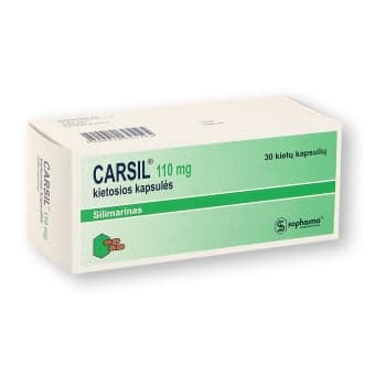 CARSIL, 110 mg, kietosios kapsulės, N30