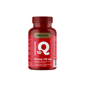 PROVISOR Q10 STRONG 100 MG su alfa-linoleno rūgštimi, 30 kapsulių