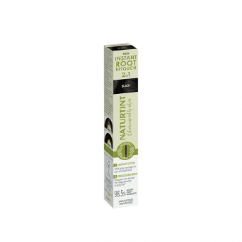 NATURTINT plaukų šaknų maskuoklis (black), 10 ml