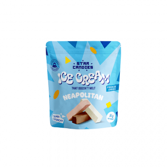 STAR CANDIES šaltyje džiovinti ledai NEAPOLITANA, 16 g