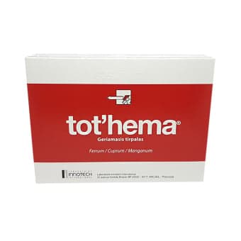 TOT'HEMA, 50mg+1,33mg+0,7mg/10ml, Geriamasis tirpalas, N20