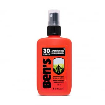 BEN'S 30 tirpalas vabzdžiams atbaidyti, nuo 3 m., 100 ml