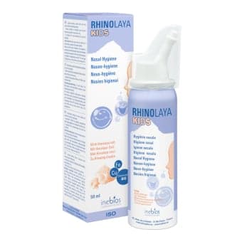 RHINOLAYA KIDS Himalajų druskos nosies purškalas, 50 ml