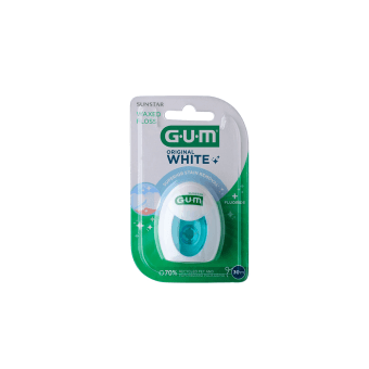 SUNSTAR GUM balinamasis dantų siūlas ORIGINAL WHITE, 30 m