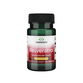 SWANSON RESVERATROLIS 100 MG, 30 kapsulių