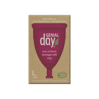 GENIAL DAY menstruacinė taurelė, L dydis, 1 vnt.
