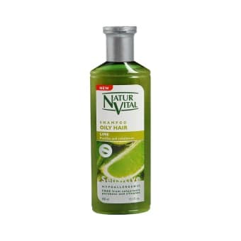 NATUR VITAL riebių plaukų šampūnas su žaliosiomis citrinomis SENSITIVE, LT-EKO-001, 300 ml