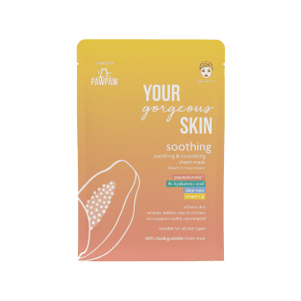 DR. PAWPAW lakštinė veido kaukė SOOTHING, 25 ml