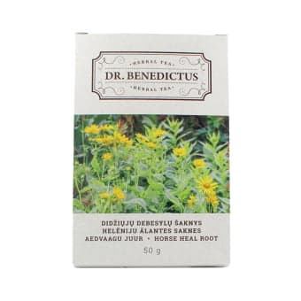 Dr. Benedictus žolelių arbata „Didžiųjų debesylų šaknys“, 50 g