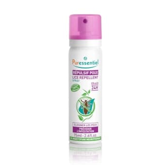PURESSENTIEL purškiamasis repelentas nuo galvos utėlių, nuo 3 m., 1 vnt., 75 ml