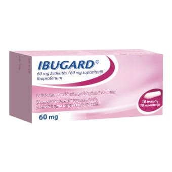 IBUGARD, 60 mg, Žvakutės, N10
