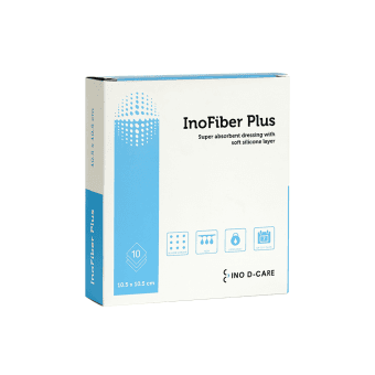 INOFIBER silikoninis tvarstis PLUS, 10,5 x 10,5 cm, 10 vnt.