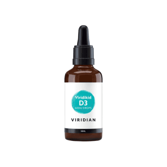 VIRIDIAN skystas vitaminas D VIRIDKID, 400IU, 30 ml