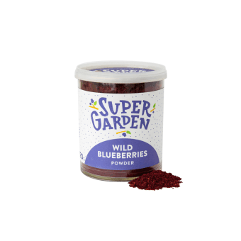 SUPERGARDEN, mėlynių milteliai, džiovinti šaltyje, 120 g