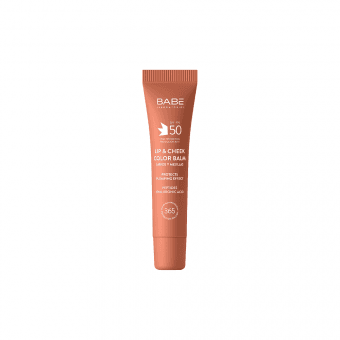 BABÉ apsauginis lūpų ir skruostų balzamas SPF50, NUDE, 20 ml